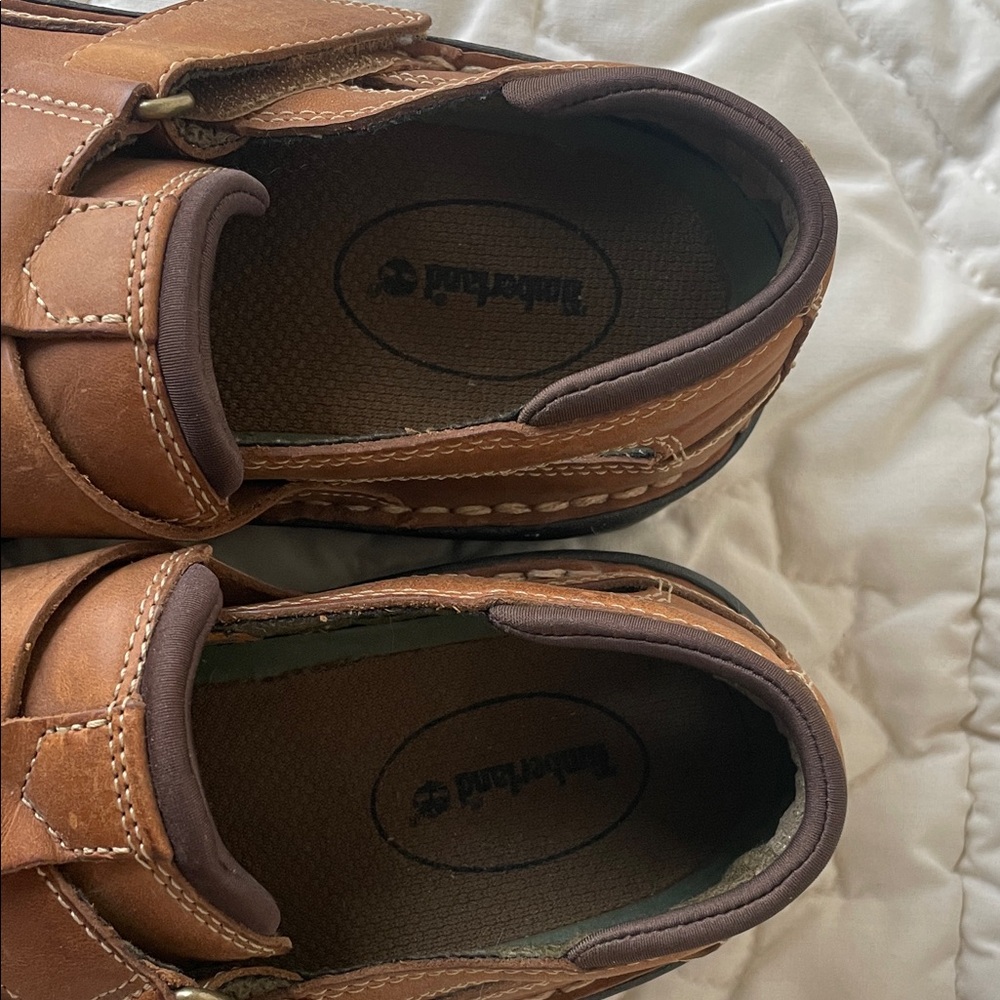 Timberland Men's Tan Leather Sandals Size 8M - Picture 8 of 11